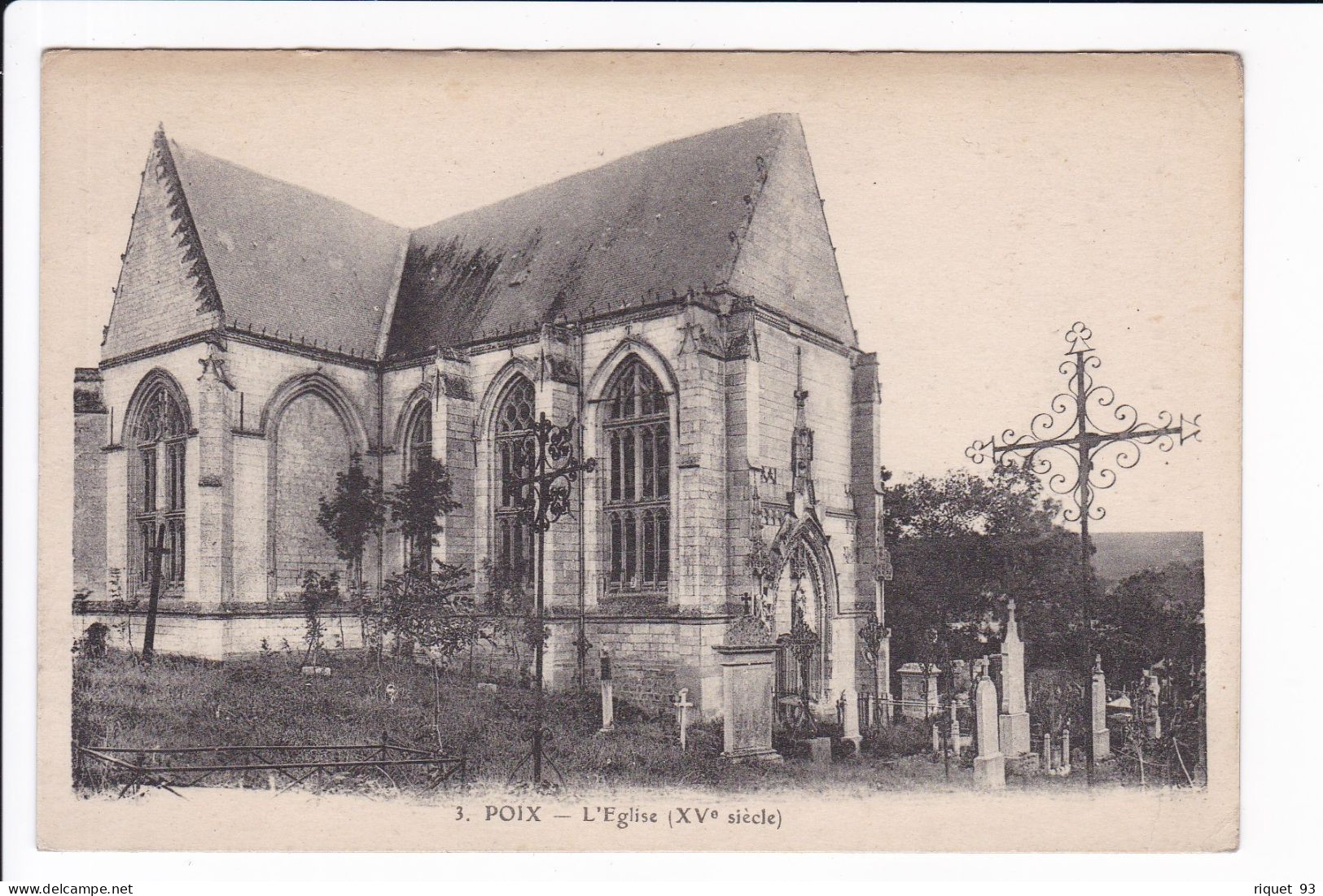 3 - POIX (de Picardie) - L'Eglise - Sonstige & Ohne Zuordnung