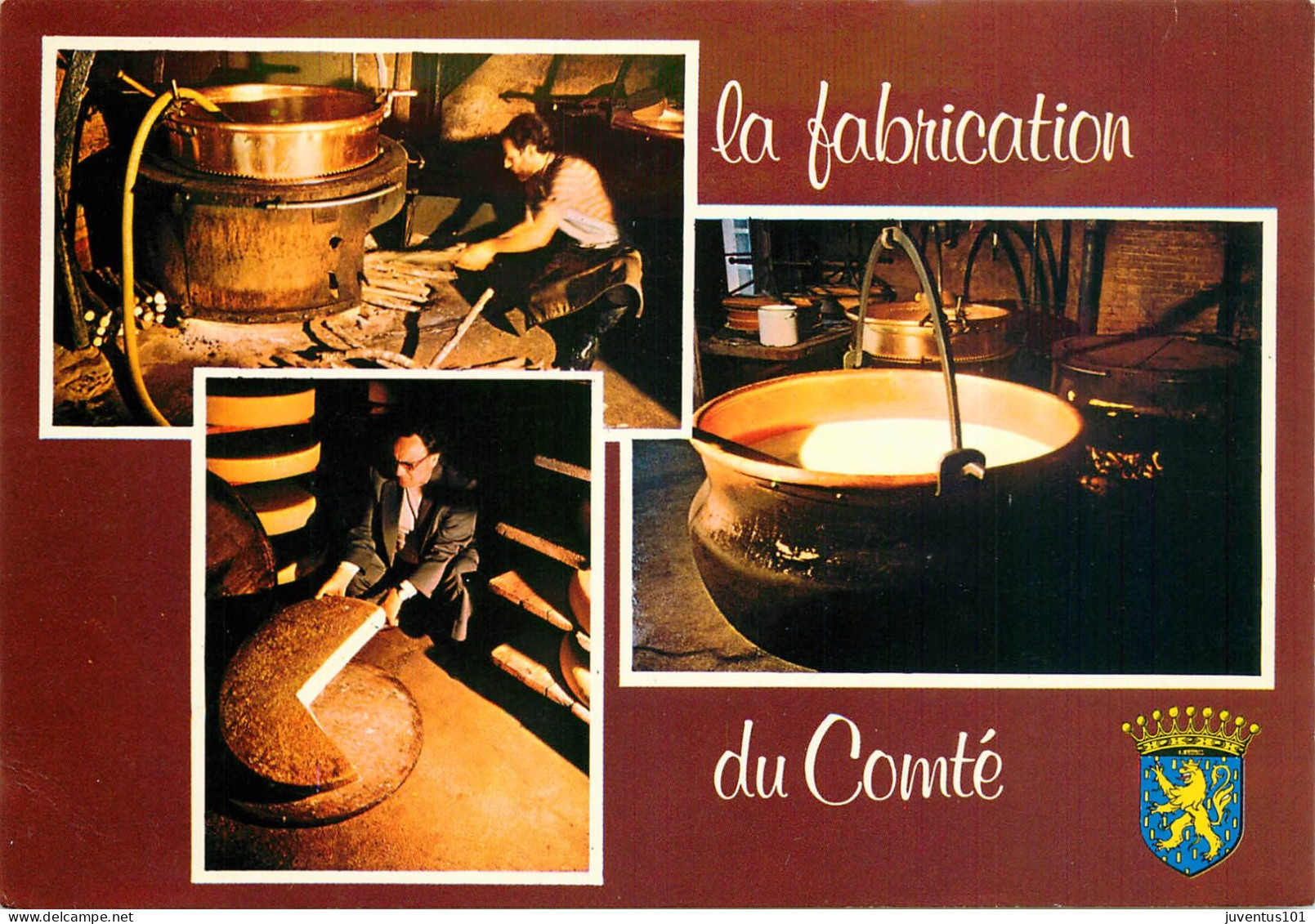 CPSM La Fabrication Du Comté-Multivues    L2251 - Franche-Comté