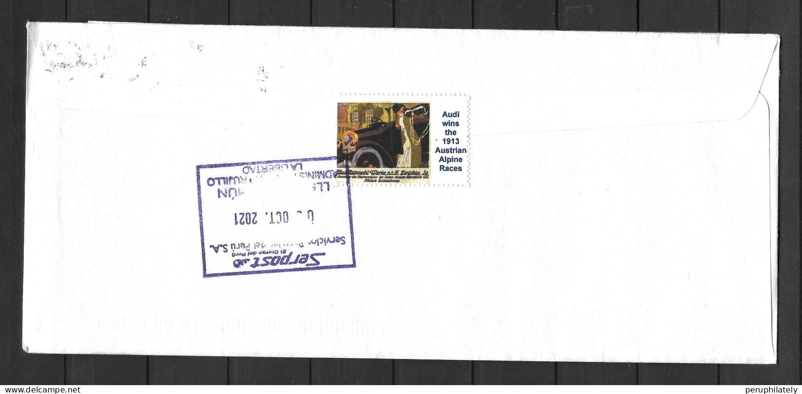 US Cover With Baseball Yogi Berra And Emilio Sanchez Stamps Sent To Peru - Brieven En Documenten