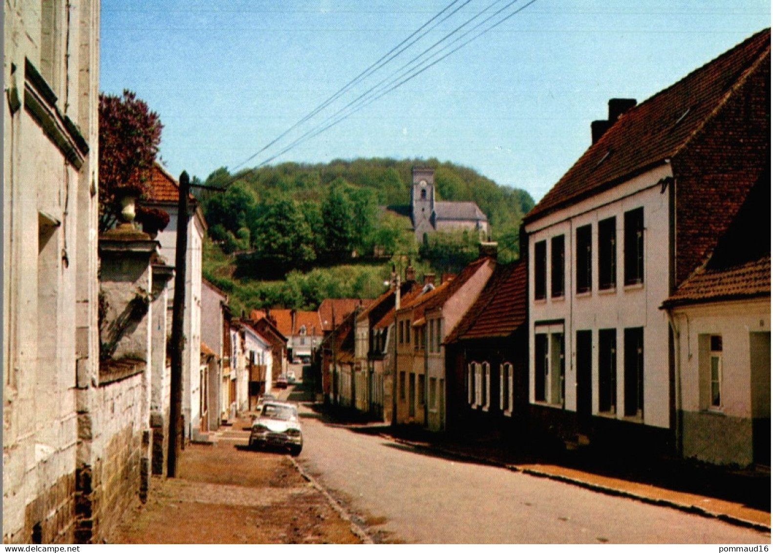 CPM Houdain Le Panorama Vu De La Rue De La Genarie - Houdain