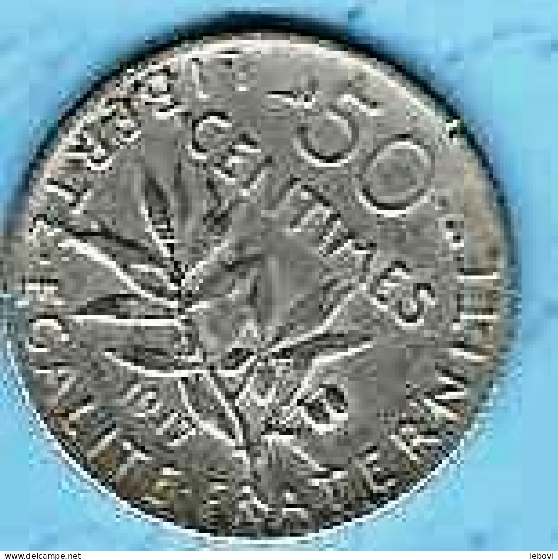 France 50 Centimes 1917 Argent - 50 Centimes