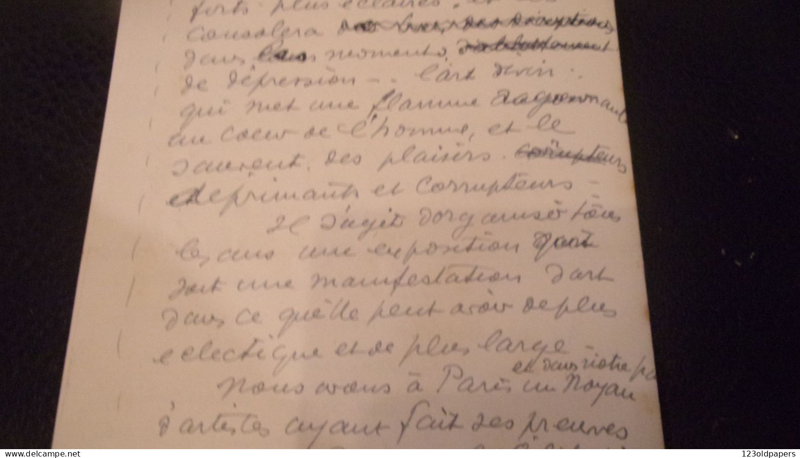 1913 LAS DE FERNAND MAILLAUD A SON AMI JOSEPH PIERRE OU IL PARLE DU BERRY ET DU CARACTERE DES BERRICHONS MOUHET INDRE - Schilders & Beeldhouwers