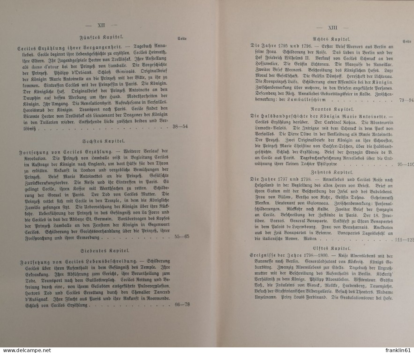 Die Memoiren der Baronesse Cecile de Courtot. Ein Zeit- und Lebensbild.