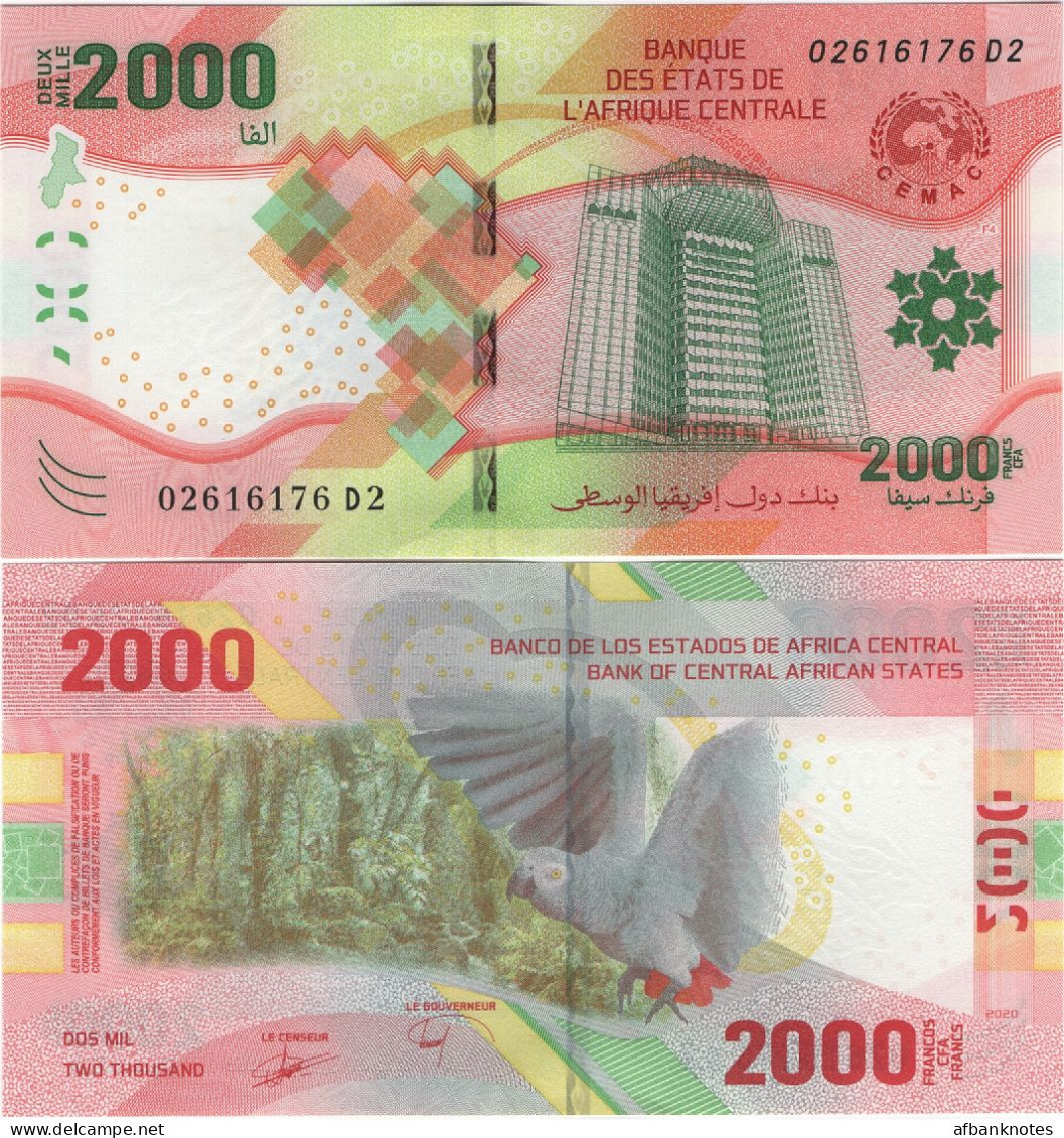 CENTRAL AFRICAN STATES       2000 Francs       P-W702       2020 (2022)        UNC - Central African States