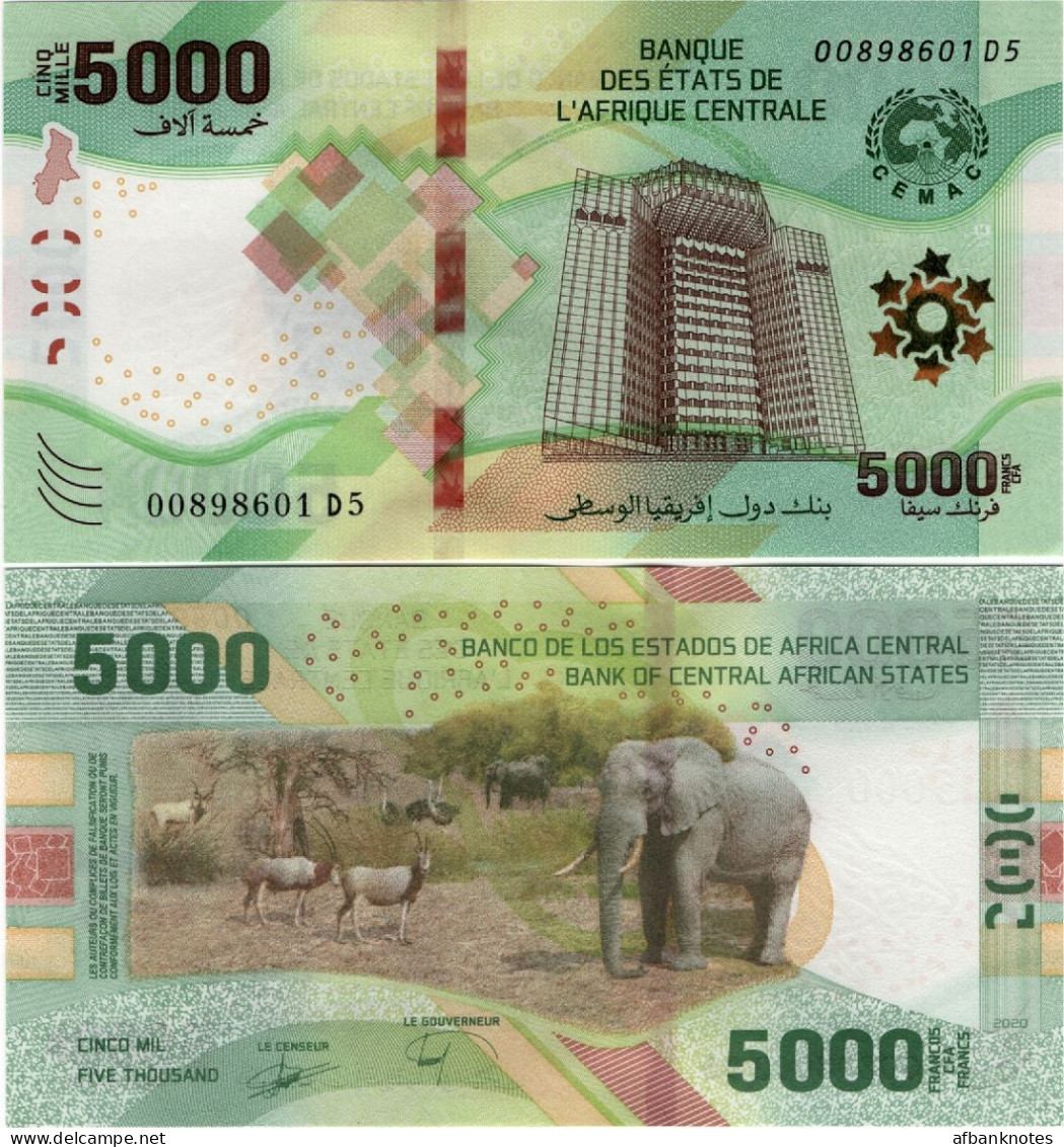 CENTRAL AFRICAN STATES       5000 Francs       P-W703       2020 (2022)        UNC - Zentralafrikanische Staaten