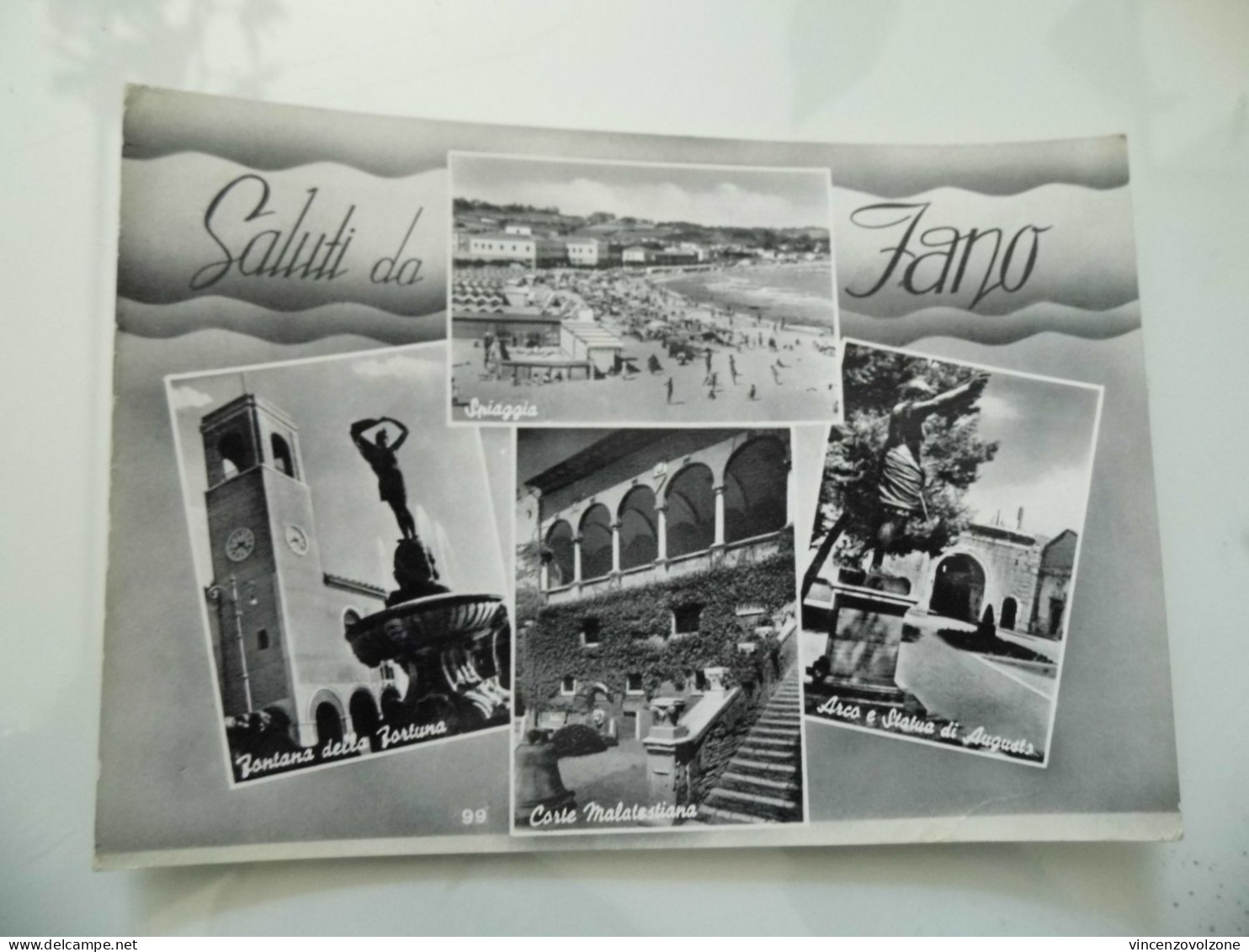 Cartolina Viaggiata "Saluti Da FANO" Vedutine 1958 - Fano
