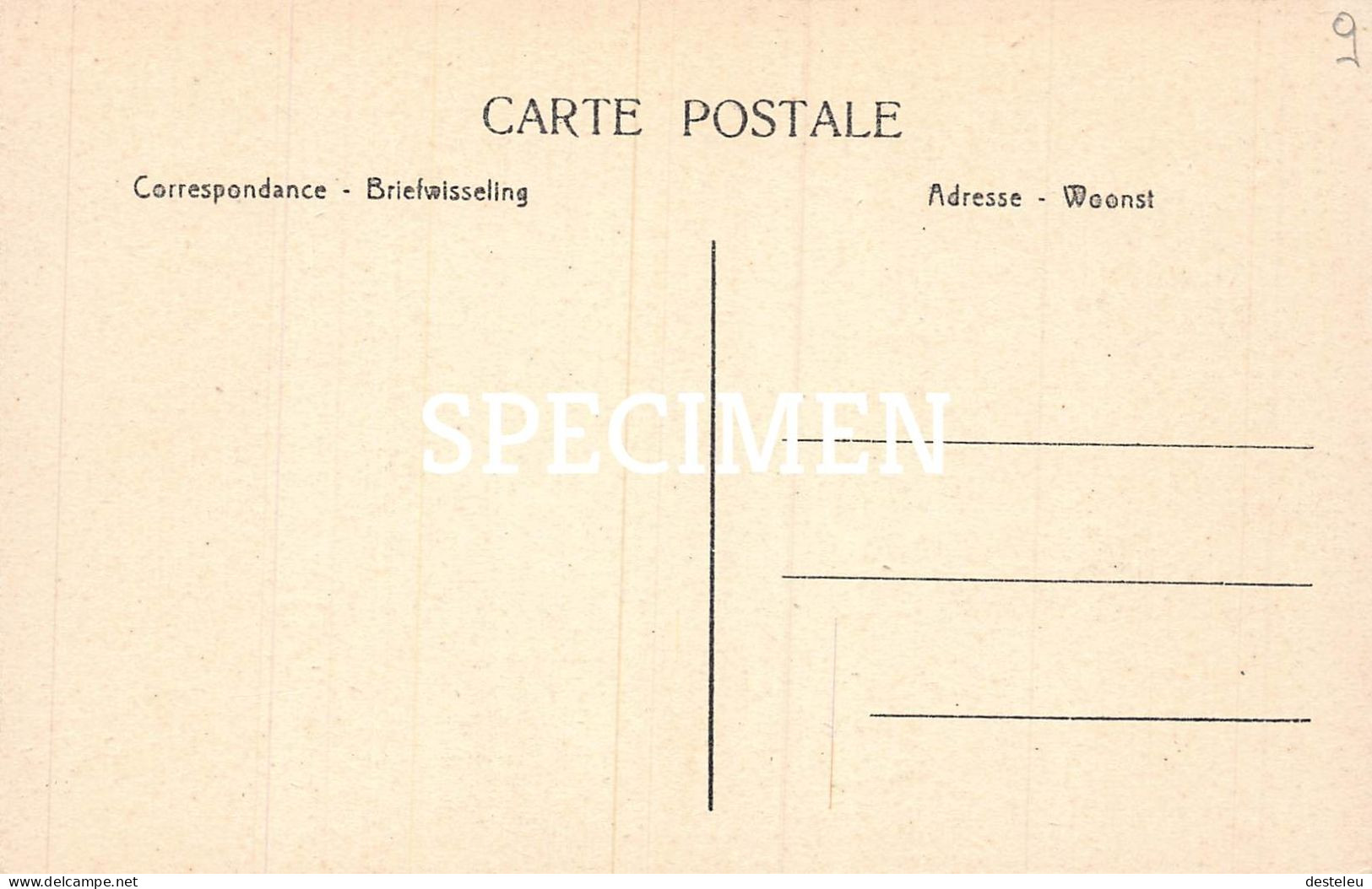 Pensionnat De La Ste Famille -Waschplaats -  Moorsele - Wevelgem