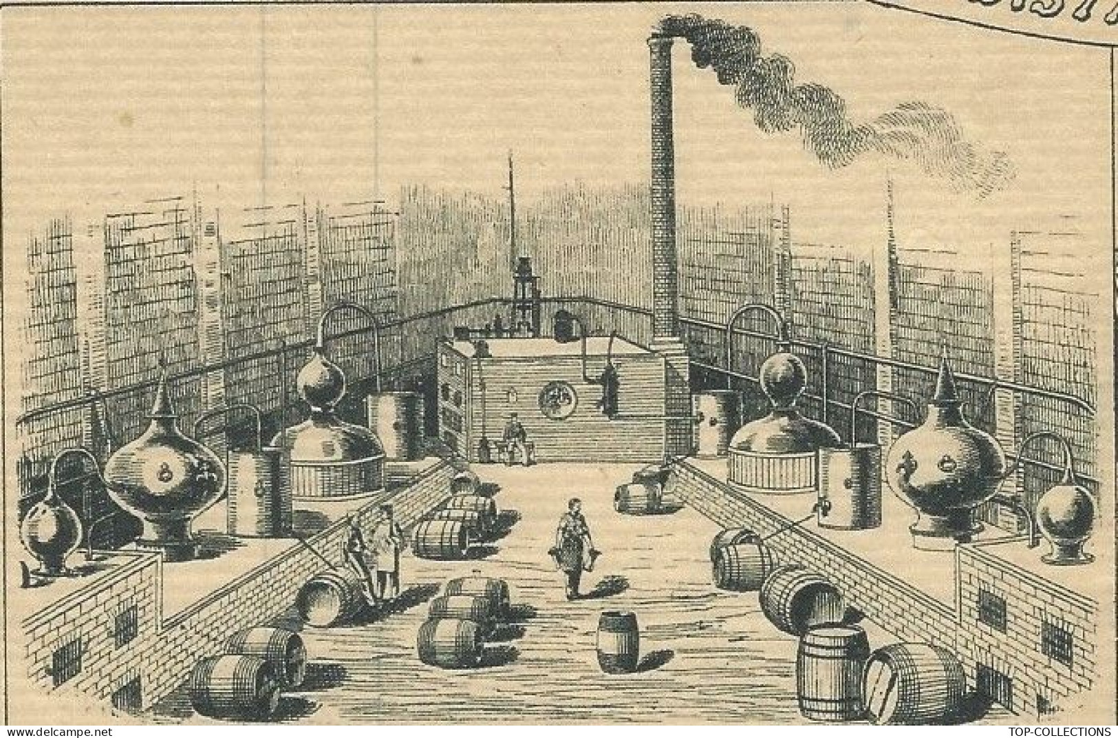 1893    ENTETE DISTILLERIE L.BOUCHET à Crouin Cognac (Charente) Pour Sté Vinicole COGNAC  V. HISTORIQUE - 1800 – 1899