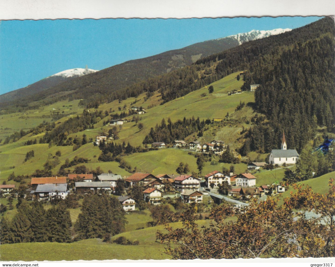 C8817) GRUSS Aus PFONS Bei MATREI In Tirol  1980 - Kirche Straße Häuser - Matrei Am Brenner
