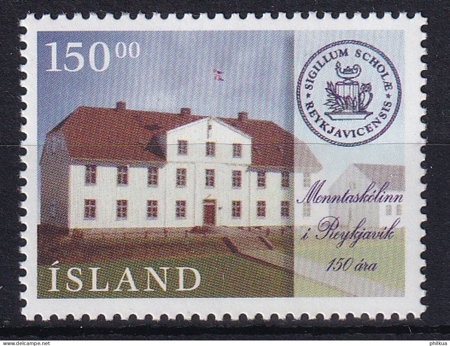 MiNr. 855 Island 1996, 17. Sept. 150 Jahre Gymnasium In Reykjavík. - Postfrisch/**/MNH  - Ungebraucht