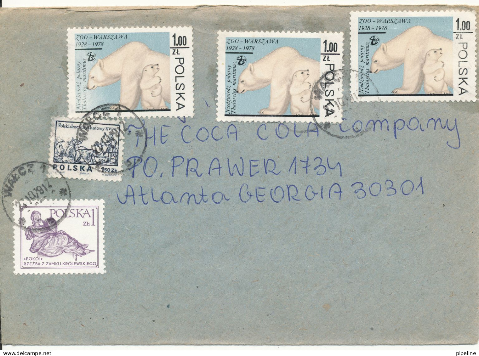 Poland Cover Sent To USA 22-10-1979 ??? - Other & Unclassified
