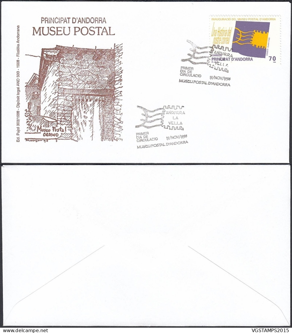 Andorre  1998 - Andorre Espagnole-  FDC. Yvert  Nº 251. Theme: Musée Postale..  (EB) DC-11627 - Used Stamps