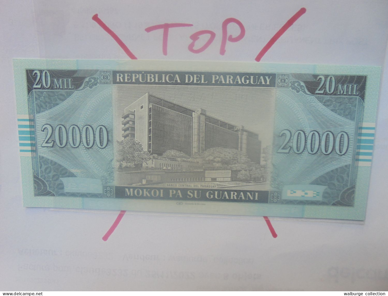 PARAGUAY 20.000 GUARANIES 2005 Neuf (B.29) - Paraguay