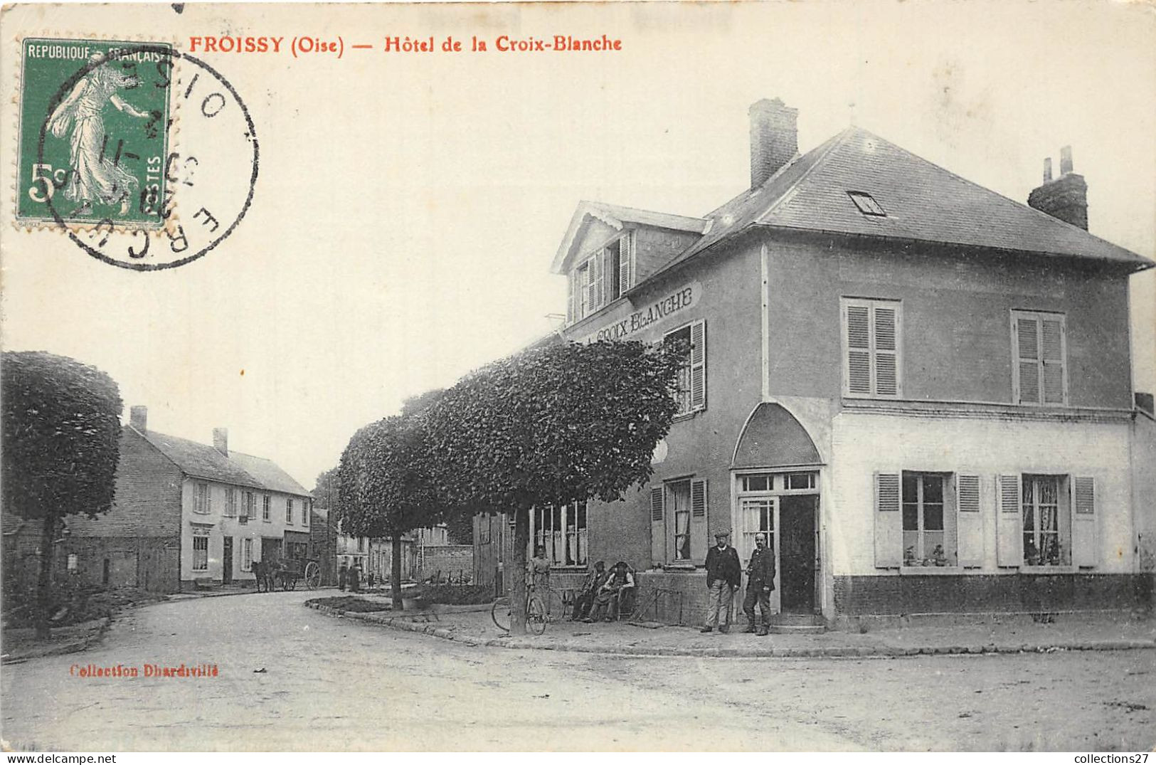 60-FROISSY- HÔTEL DE LA CROIX-BLANCHE - Froissy