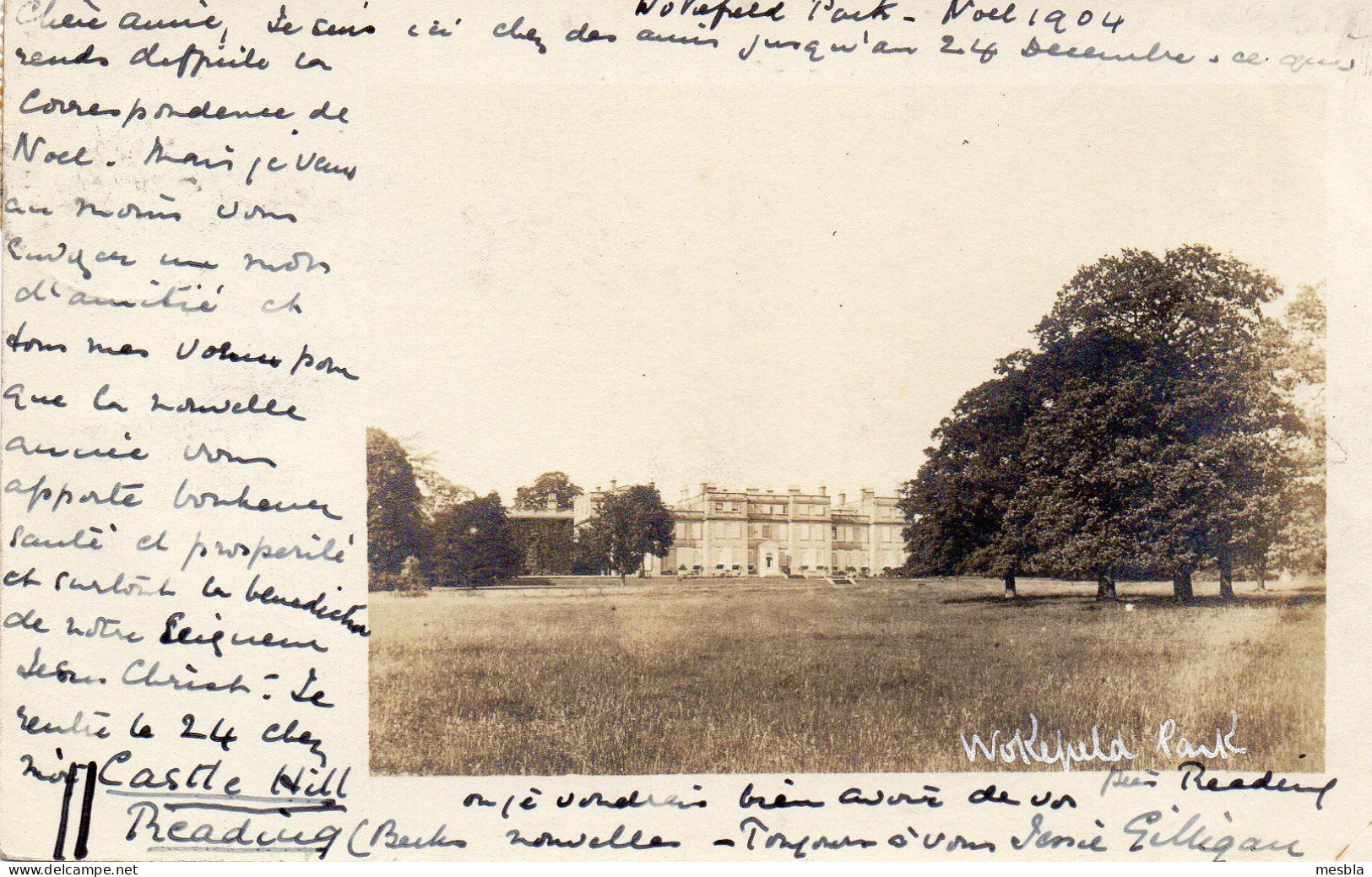 Carte - Photo -  READING -  WOKEPELA  PARK  Près READING. -  1904 - Reading