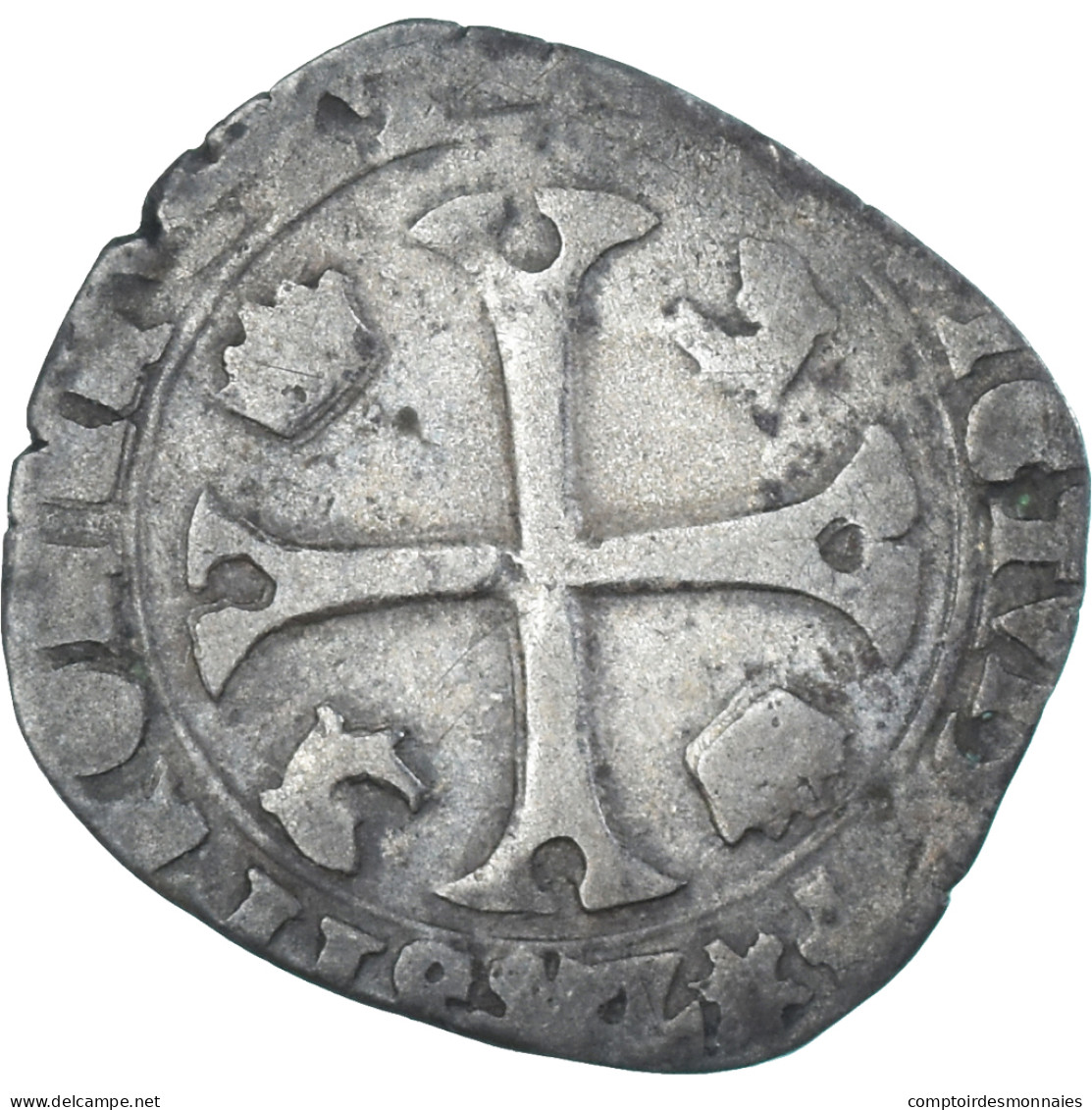 Monnaie, France, Henri IV, Douzain Du Dauphiné Aux 2 H, 1594, Grenoble, TB+ - 1589-1610 Enrique IV