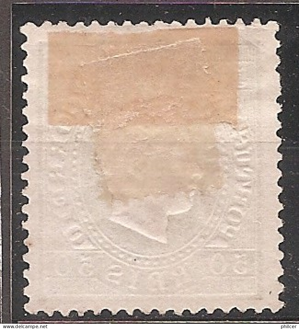 Portugal, 1870/6, # 41c Dent. 13 1/2, MNG - Nuovi