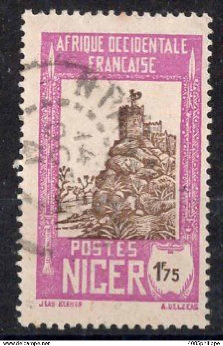 NIGER Timbre-poste N°47A Oblitéré NIAMEY TB Cote : 4.00€ - Used Stamps