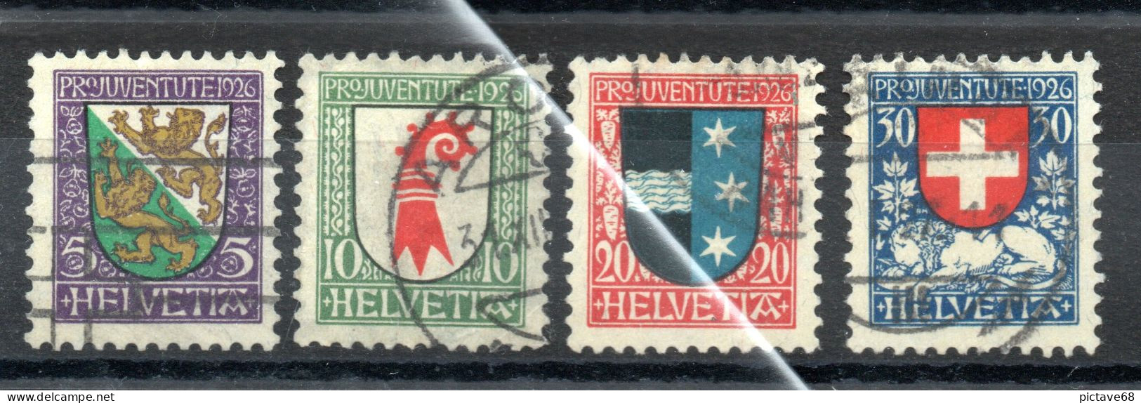 SUISSE /SERIE PROJUVENTE 1926 N° 222 à 225 - Used Stamps