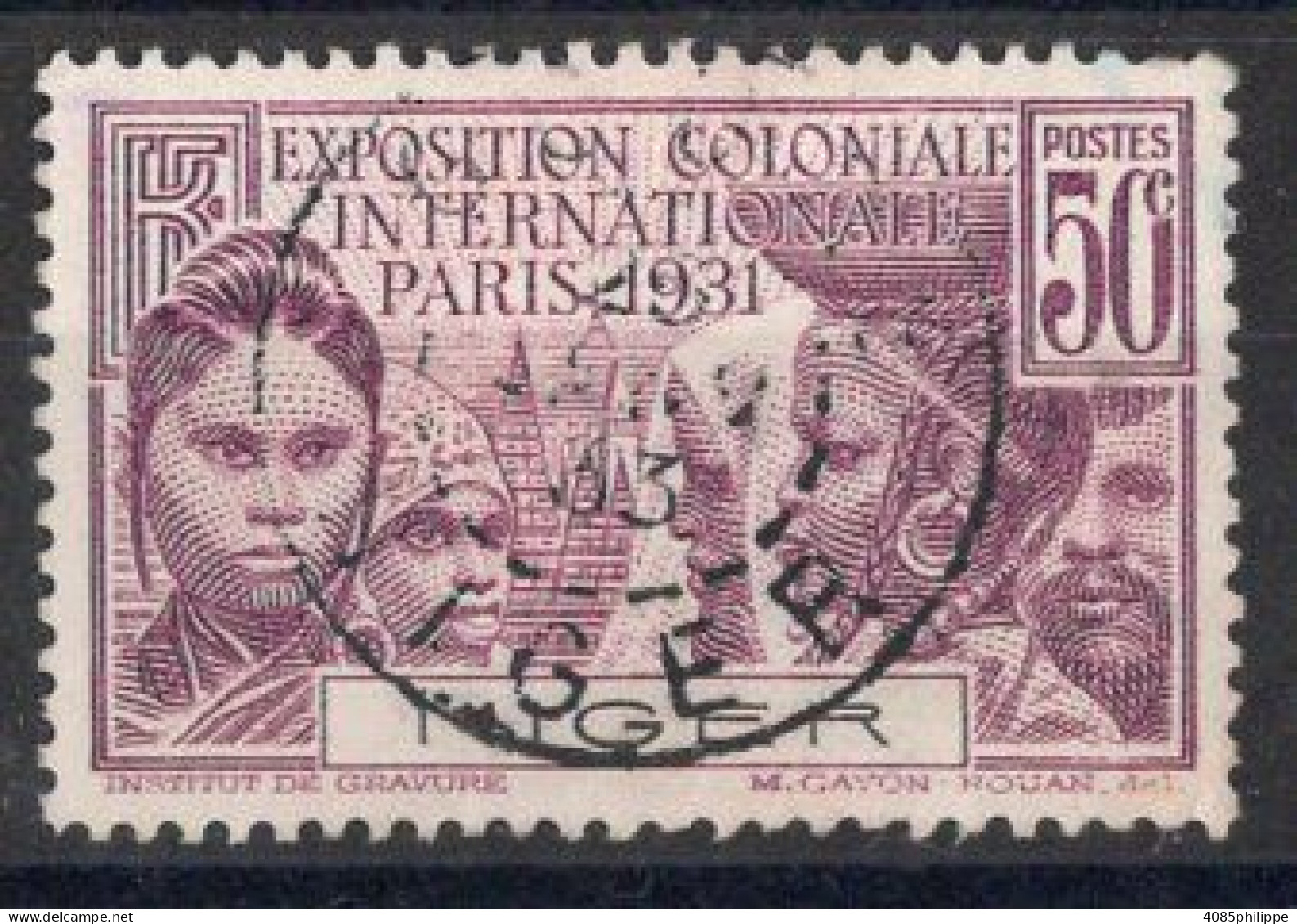 NIGER Timbre-poste N°54 Oblitéré TB Cote : 7.00€ - Gebraucht