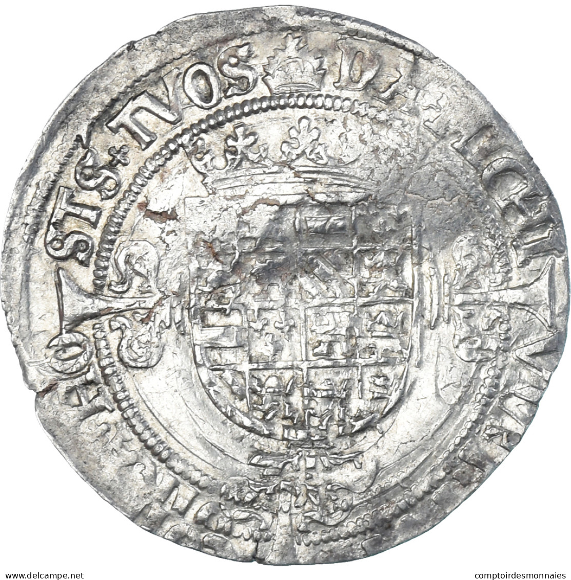 Monnaie, Pays-Bas, Duché De Brabant, Charles Quint, Real, 1521-1545, Anvers - Países Bajos Españoles