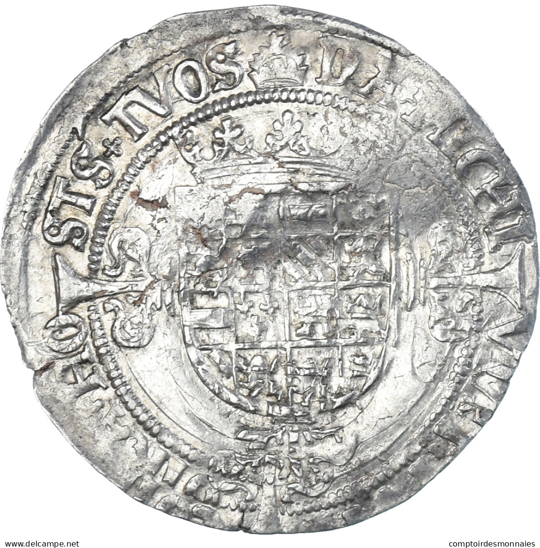 Monnaie, Pays-Bas, Duché De Brabant, Charles Quint, Real, 1521-1545, Anvers - Spanische Niederlande