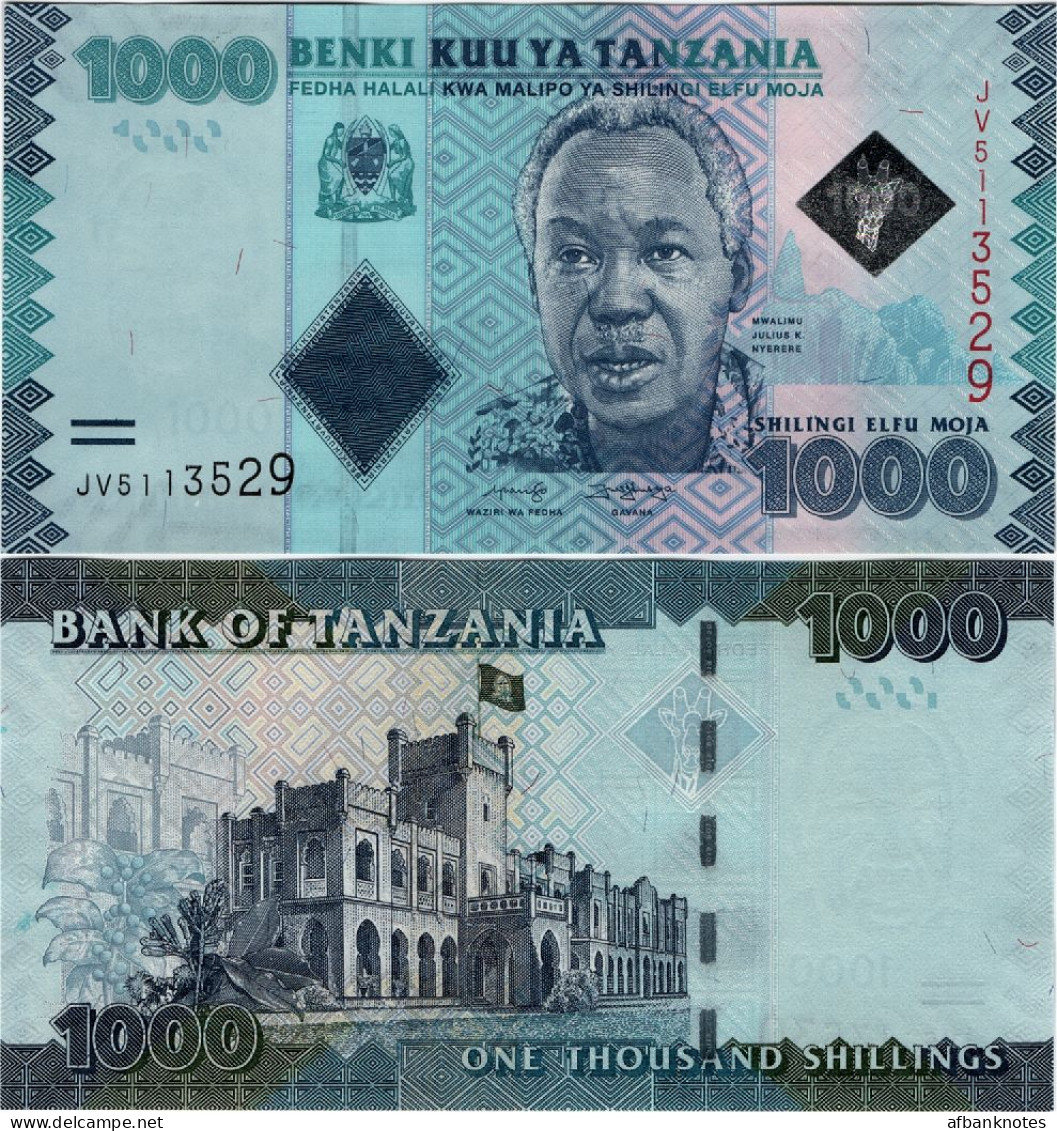 TANZANIA       1000 Shilingi          P-41[c]       2019       UNC - Tanzanie