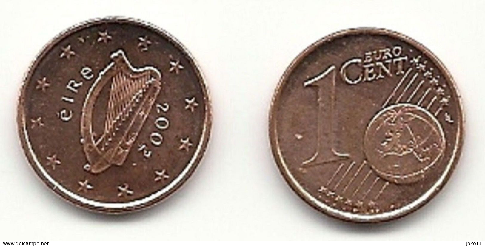 Irland, 1 Cent, 2002,  Vz, Sehr Gut Erhaltene Umlaufmünzen - Ireland