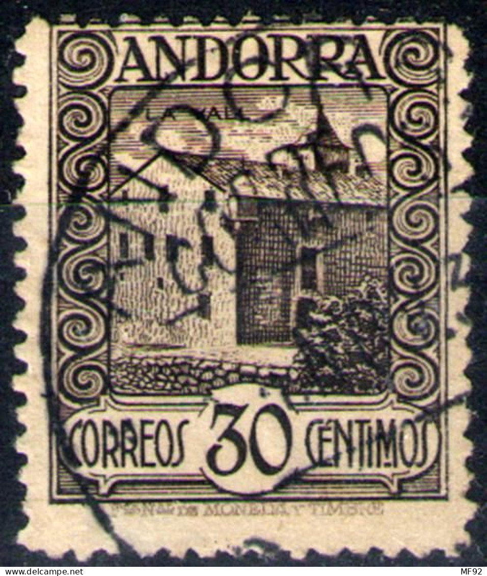 Andorra Española Nº 21. Año 1929 - Oblitérés