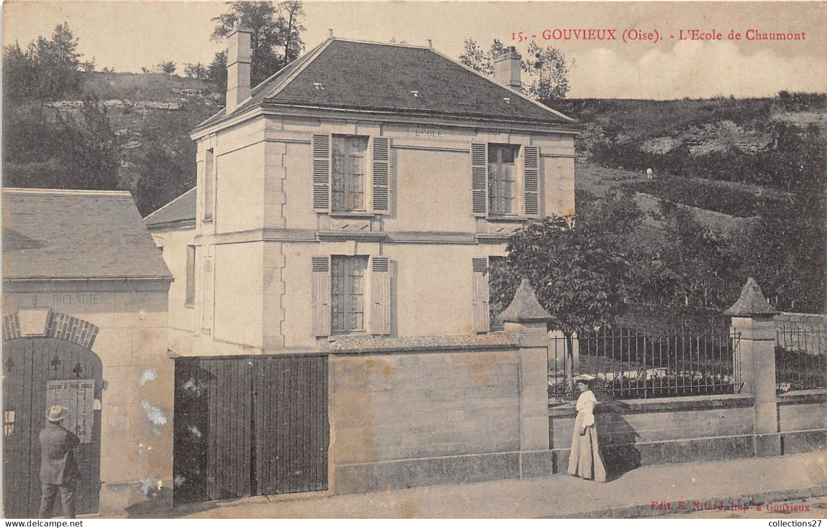 60-GOUVIEUX- L'ECOLE DE CHAUMONT - Gouvieux