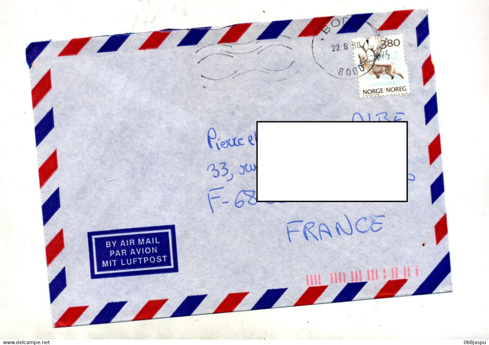 Lettre Flamme Muette Bod Sur Renne - Covers & Documents