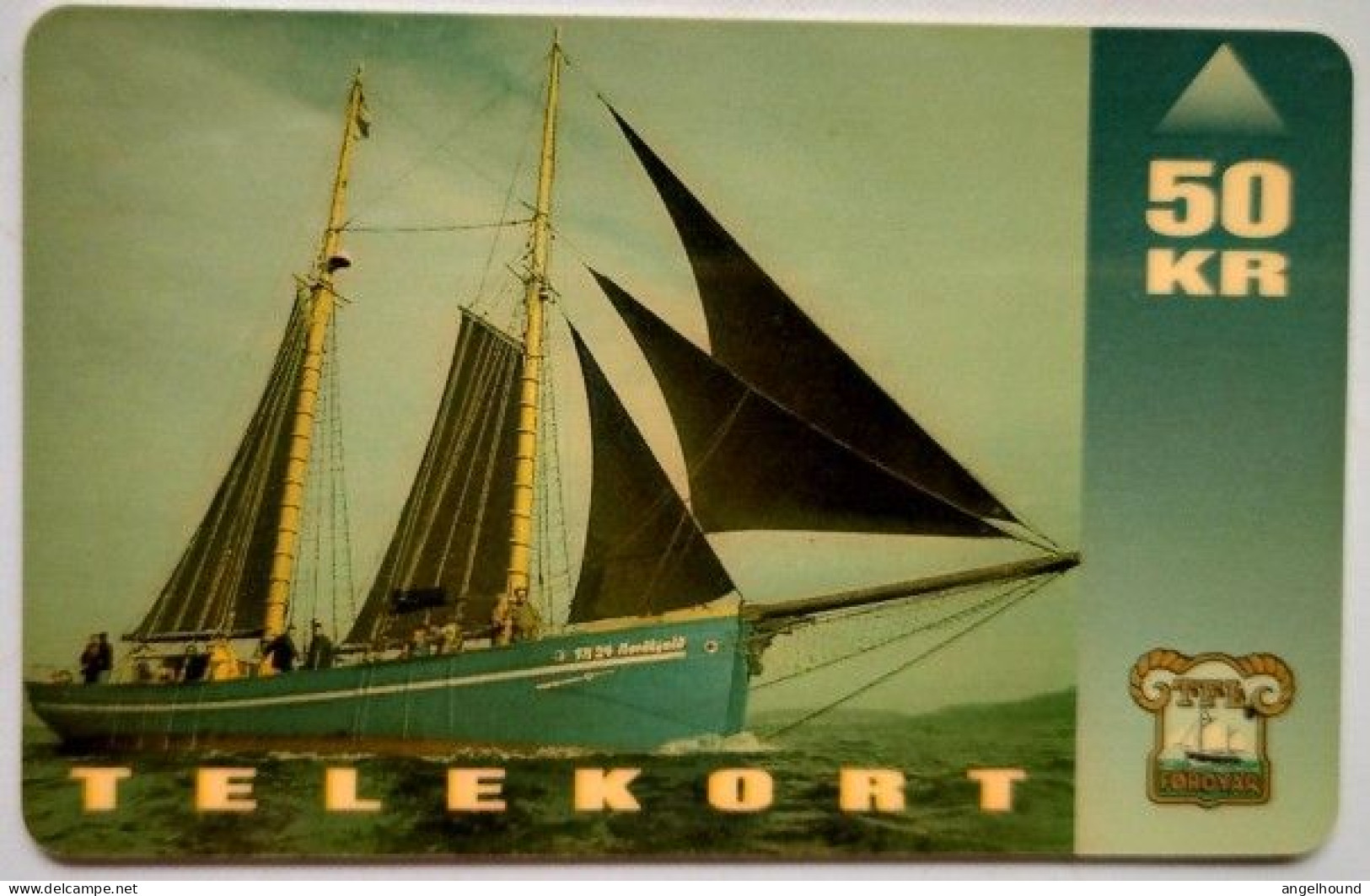 Faroe Islands 50Kr. " Shiptype ( Nordlyset ) " - Faroe Islands