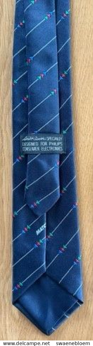 NL.- STROPDAS MATCH LINE. SPECIALLY DESIGNED FOR PHILIPS CONSUMER ELECTRONICS. Necktie - Cravate - Kravate - Ties. - Cravates