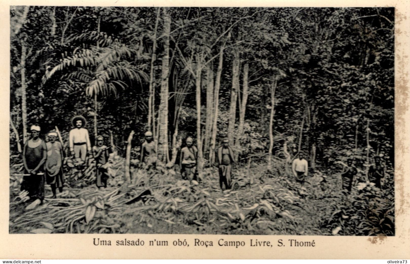 S. SÃO TOMÉ -  Uma Salsada N'um Obó, Roça Campo Livre - Sao Tome Et Principe