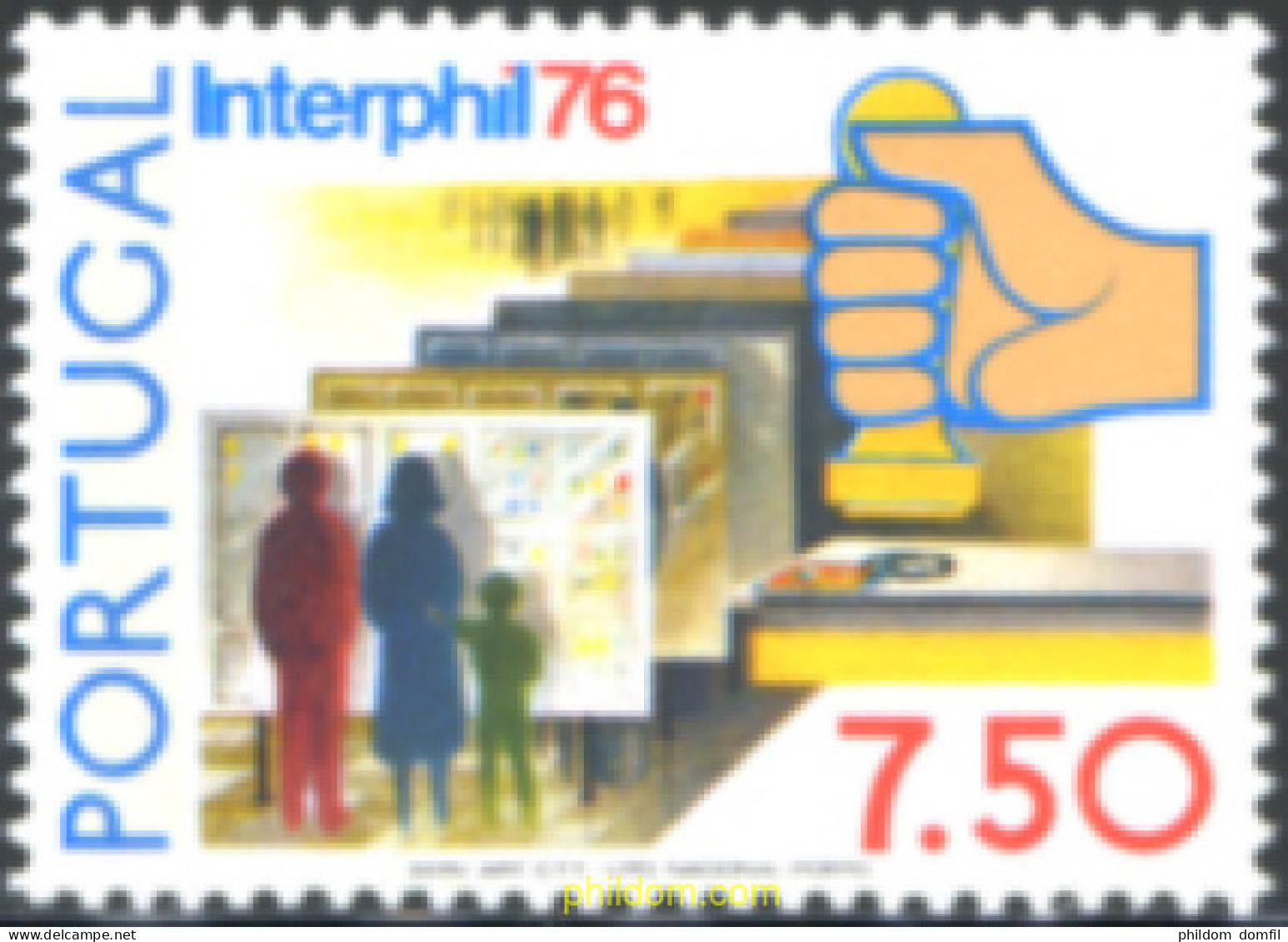 702936 MNH PORTUGAL 1976 INTERPHIL 76. EXPOSICION FILATELICA INTERNACIONAL - Other & Unclassified