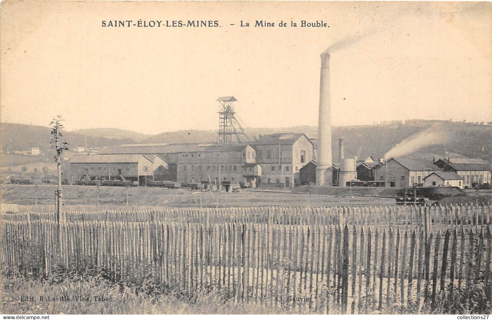 63-SAINT-ELOY-LES-MINES- LA MINE DE LA BOUBLE - Saint Eloy Les Mines