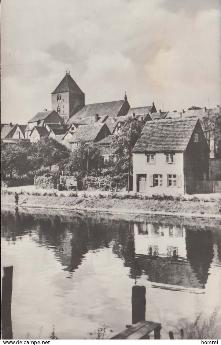 D-19395 Plau Am See - Partie An Der Elde - Häuser Mit Kirche - Nice Stamp "Eisenbahn" - Plau