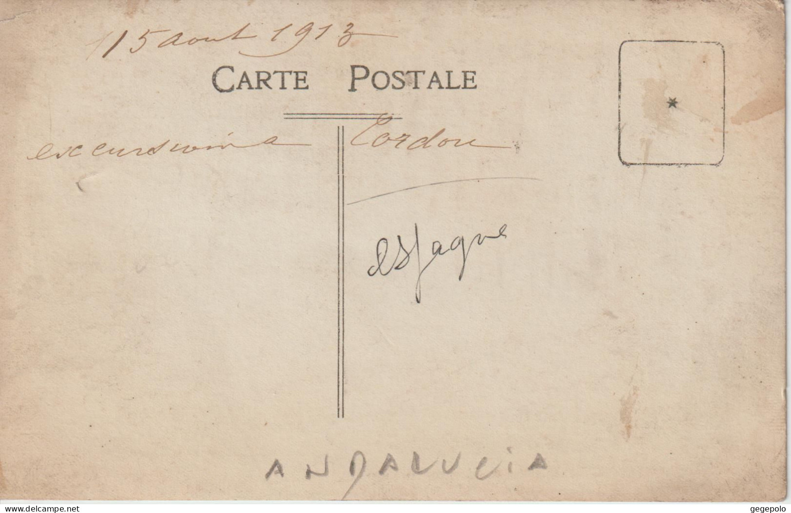 CORDOUE - Un Groupe En Excursion En 1913 ( Carte Photo ) - Other & Unclassified