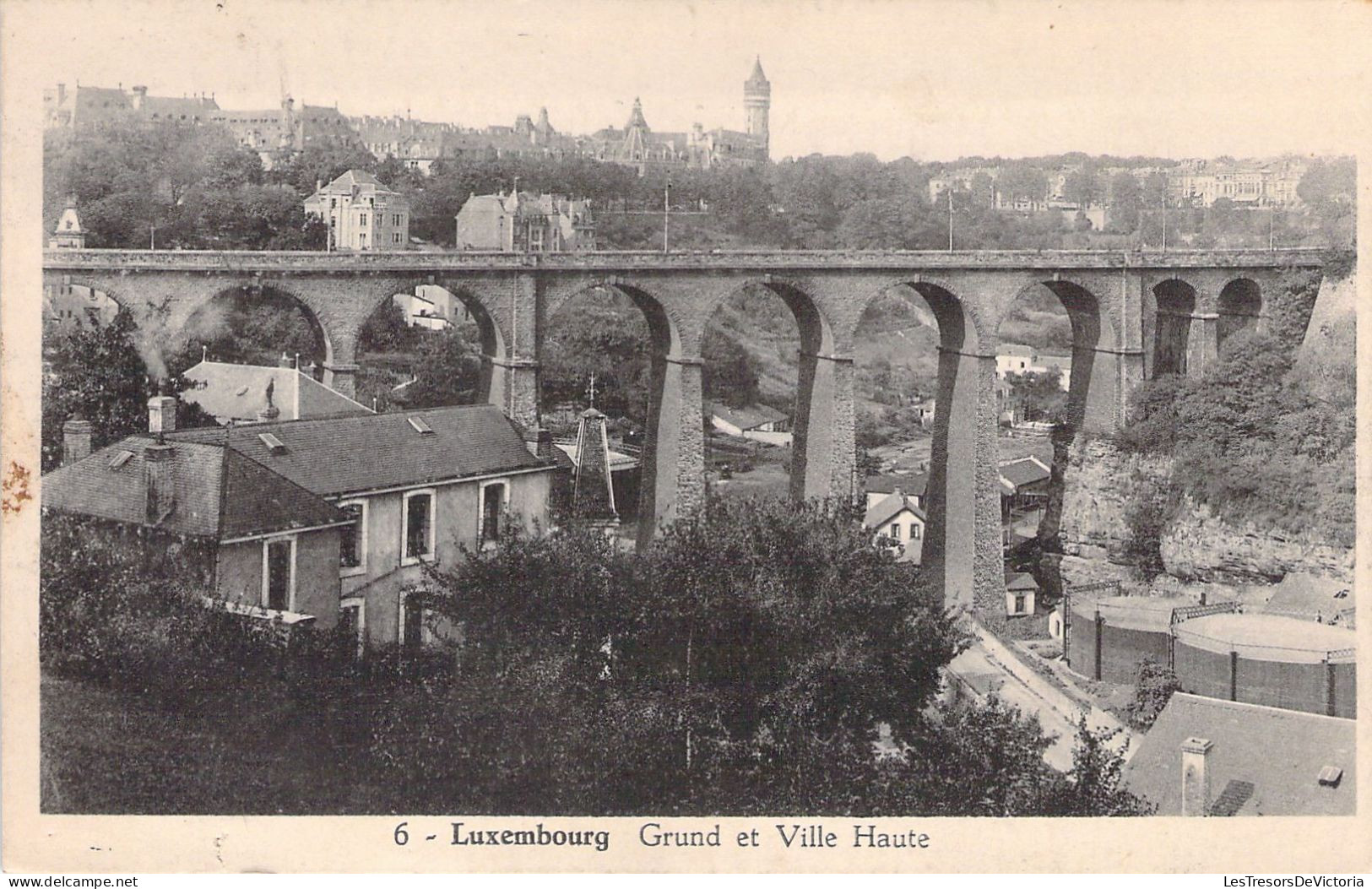 LUXEMBOURG - GRUND Et Ville Haute - Carte Postale Ancienne - Sonstige & Ohne Zuordnung