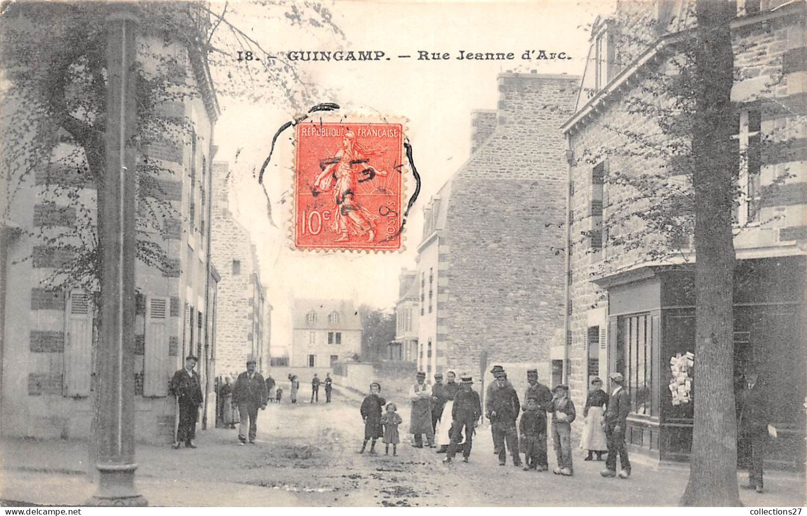 22-GUINGAMP- RUE JEANNE D'ARC - Guingamp