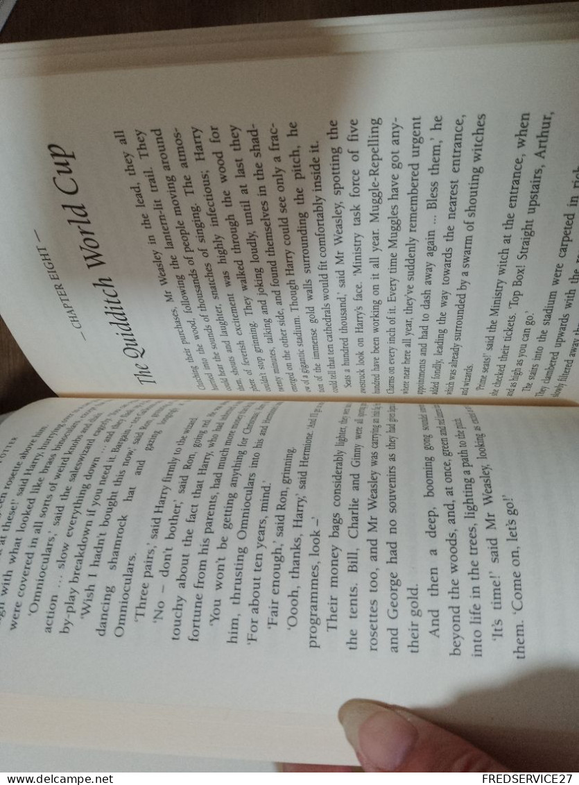 113 //   Harry Potter AND THE GOBLET OF FIRE / J.K. ROWLING / 636 PAGES - Entertainment