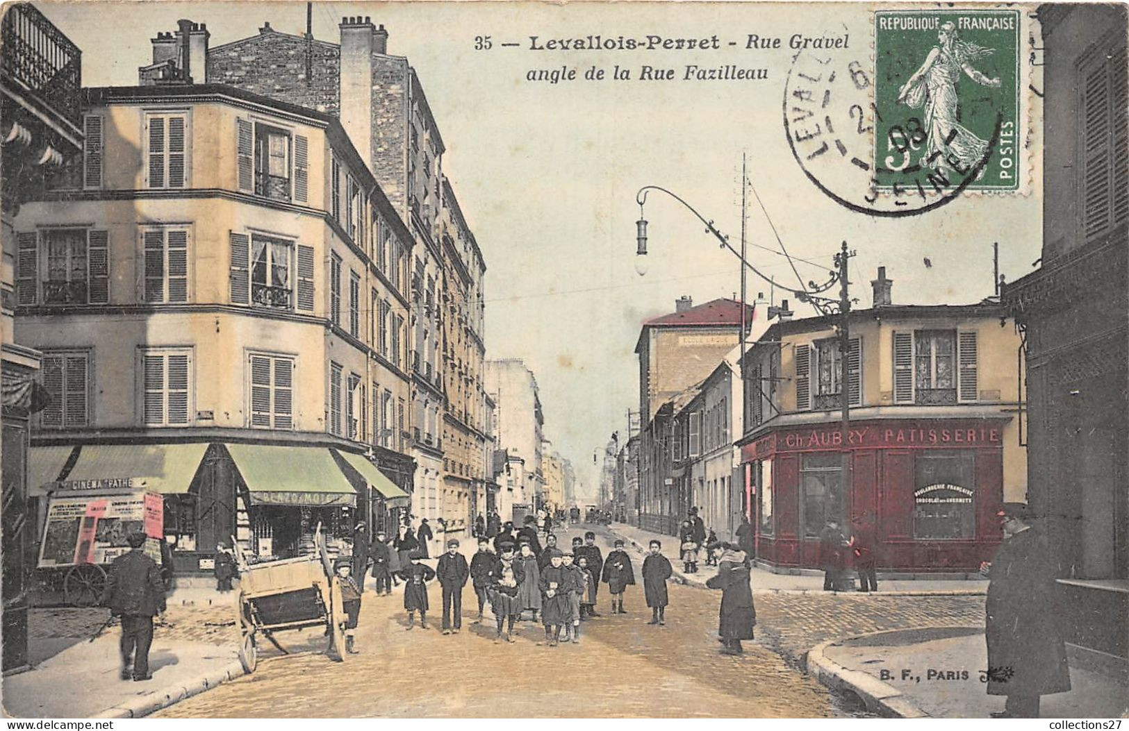 92-LEVALLOIS-PERRET- RUE GRAVEL ANGLE DE LA RUE FAZILLEAU - Levallois Perret