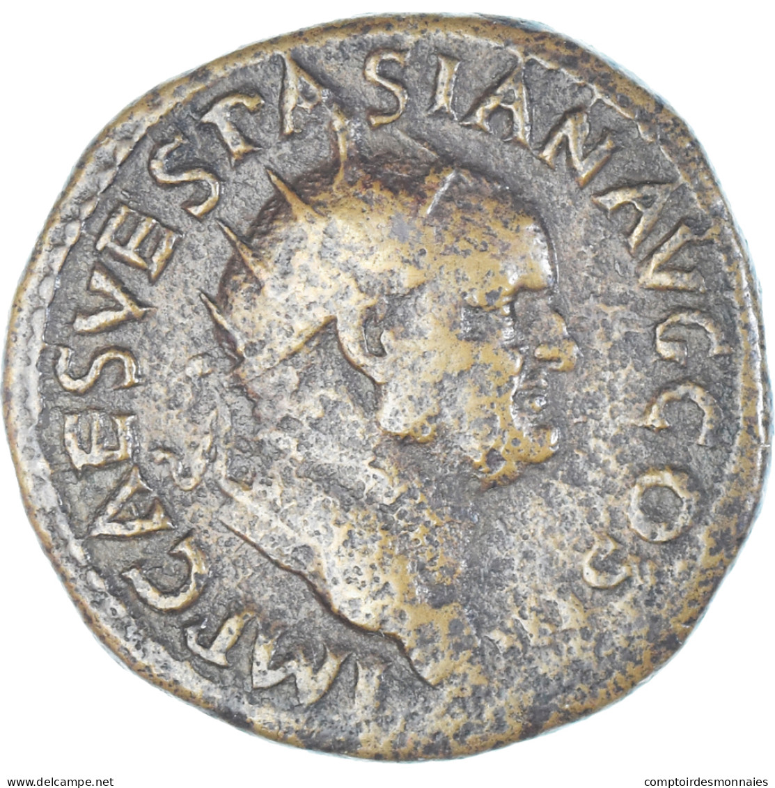 Monnaie, Vespasien, Dupondius, 71, Rome, TB+, Bronze, RIC:279 - Les Flaviens (69 à 96)