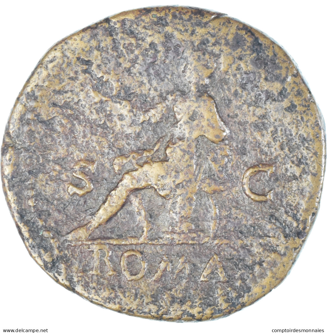 Monnaie, Vespasien, Dupondius, 71, Rome, TB+, Bronze, RIC:279 - La Dinastia Flavia (69 / 96)