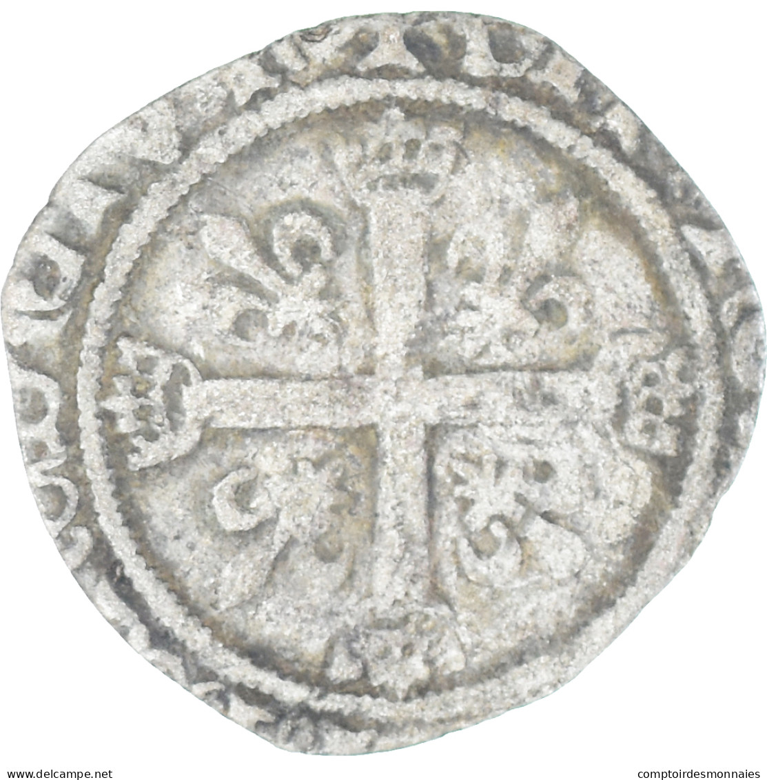 Monnaie, France, Charles VIII, Karolus, 1483-1498, Toulouse, TB, Billon - 1483-1498 Karel VIII