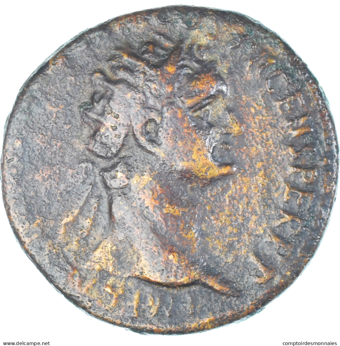 Monnaie, Domitien, As, 92-94, Rome, TB+, Bronze, RIC:757 - Les Flaviens (69 à 96)