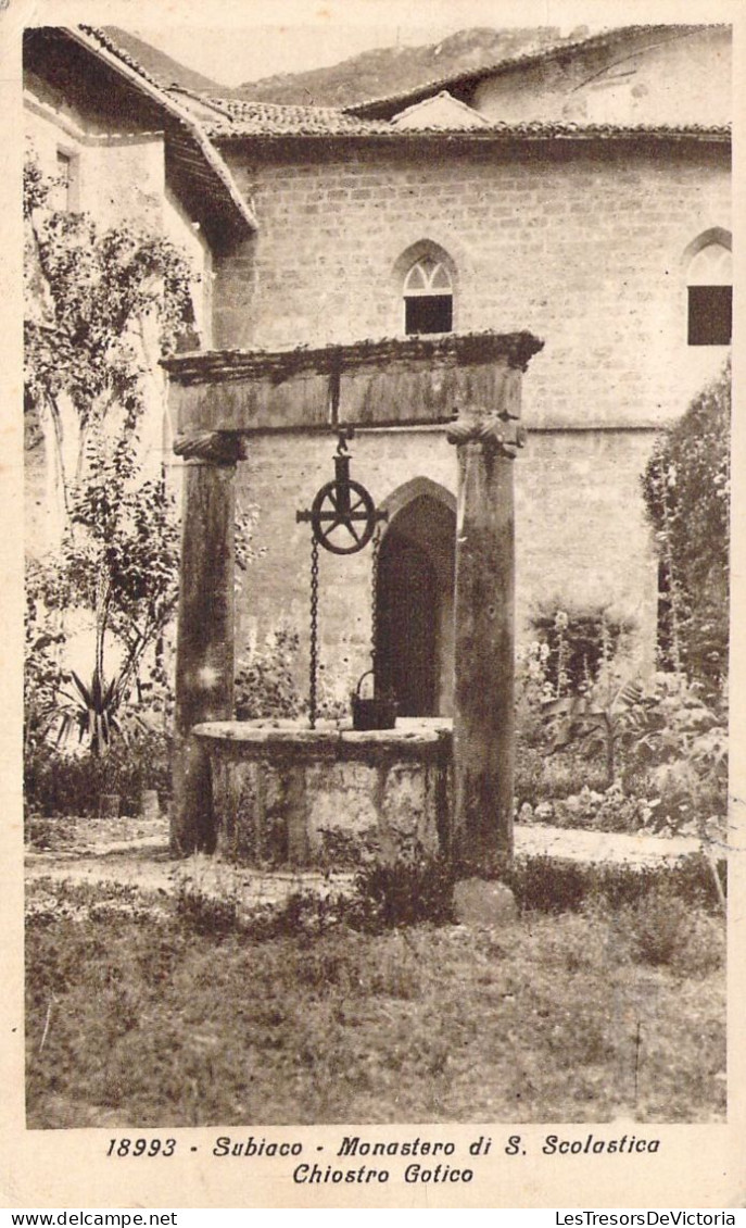 ILTALIE - SUBIACO - Monastero Di S. Scolastica Chiostro Gotico - Carte Postale Ancienne - Altri & Non Classificati