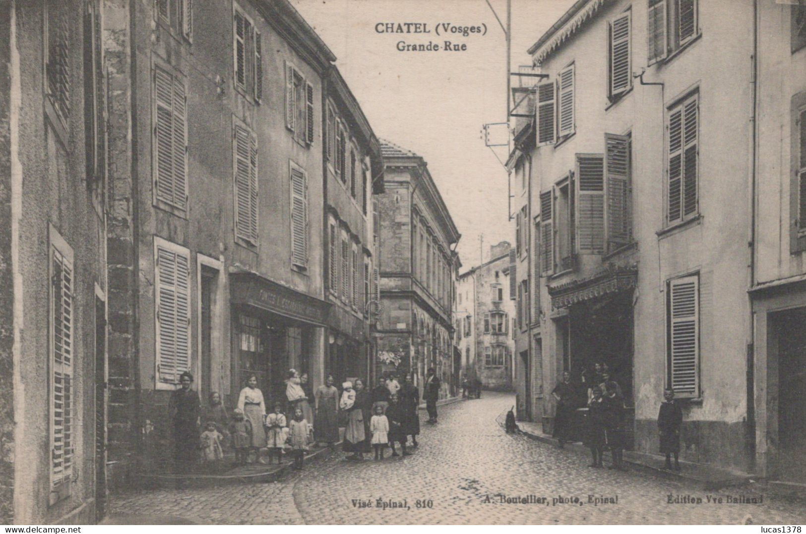 88 / CHATEL / GRANDE RUE / BELLE ANIMATION - Chatel Sur Moselle