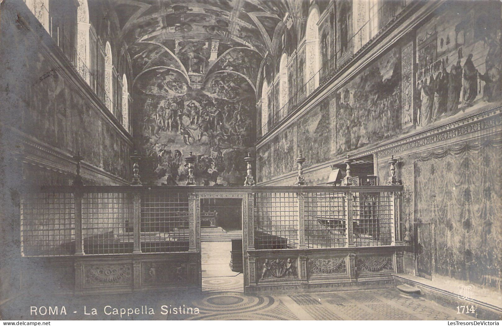 ILTALIE - ROMA - La Capella Sistina  - Carte Postale Ancienne - Autres Monuments, édifices