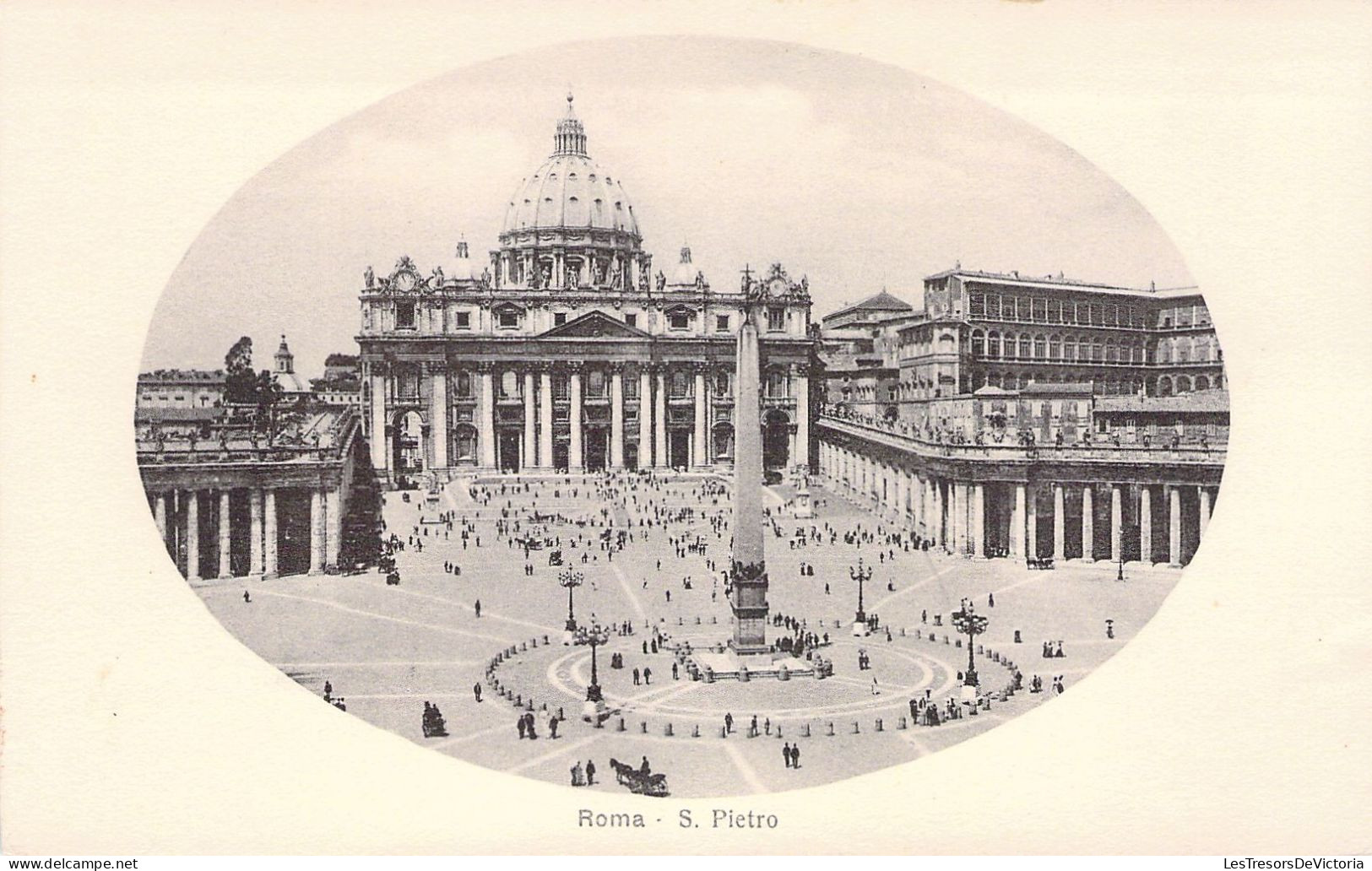 ILTALIE - ROMA - S PIETRO  - Carte Postale Ancienne - Otros Monumentos Y Edificios
